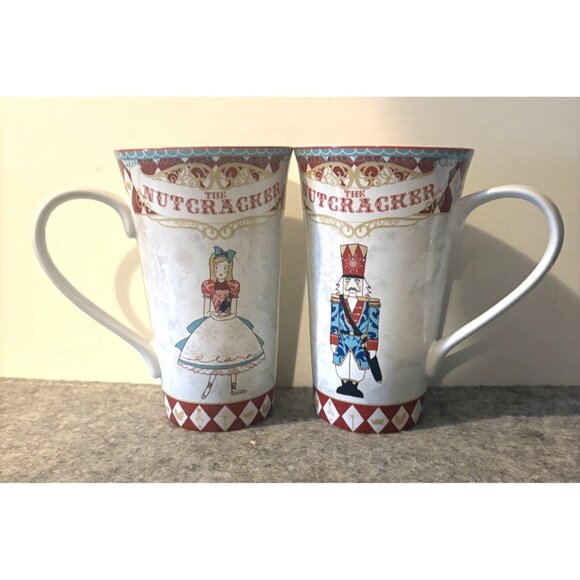 Two 222 Fifth The NutCracker  6.25" Coffee Mugs  # 3044 - Picture 1 of 5